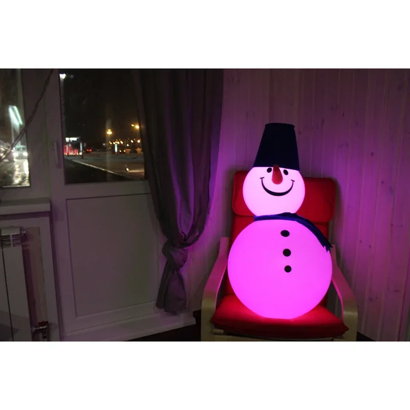 Снеговик с подсветкой RGB — фото 5