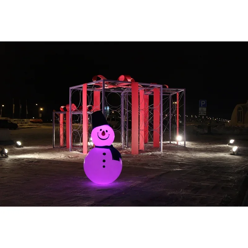 Снеговик с подсветкой RGB — фото 11